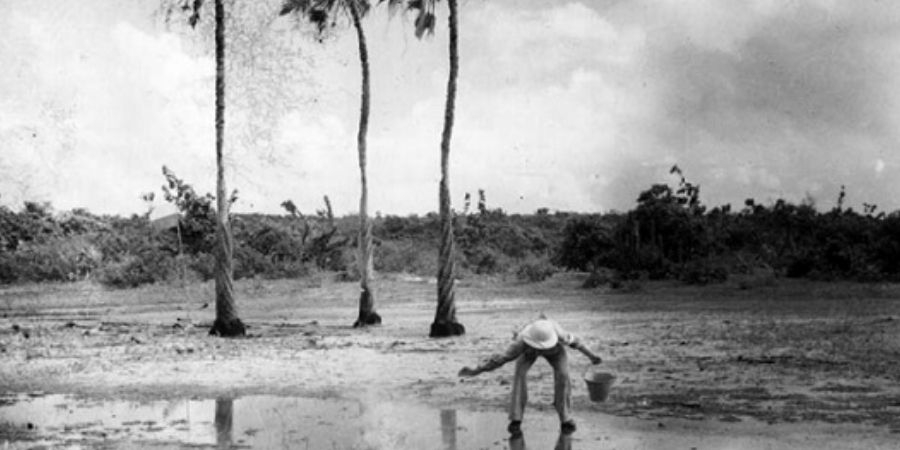 Guarda anti-larvário. Aracati-CE, 1940. Acervo: Fiocruz.